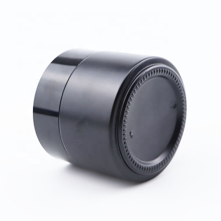 5g 10g 15g 20g 30g 50g 100g empty glass cream container 100ml frosted black glass jars
