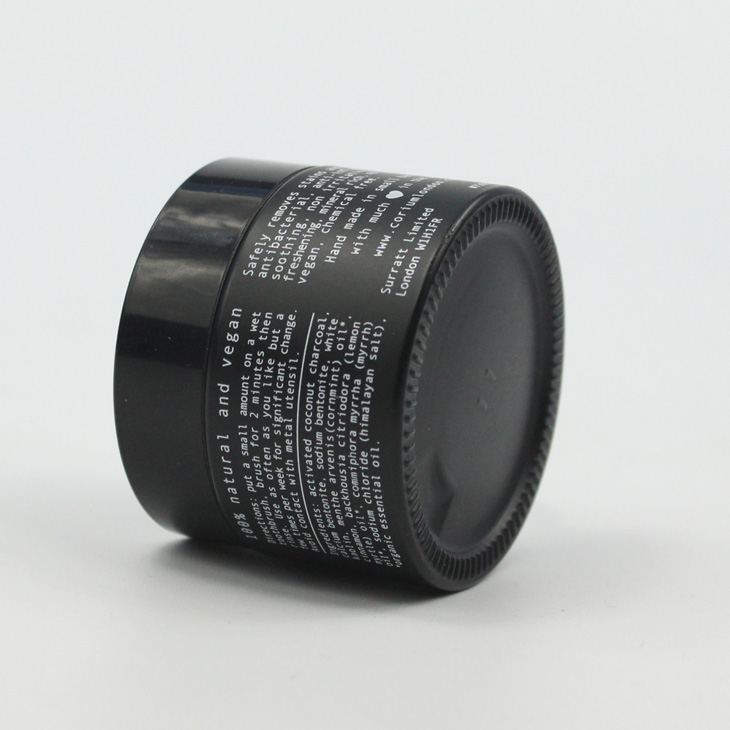 5g 10g 15g 20g 30g 50g 100g glass jar with black lid