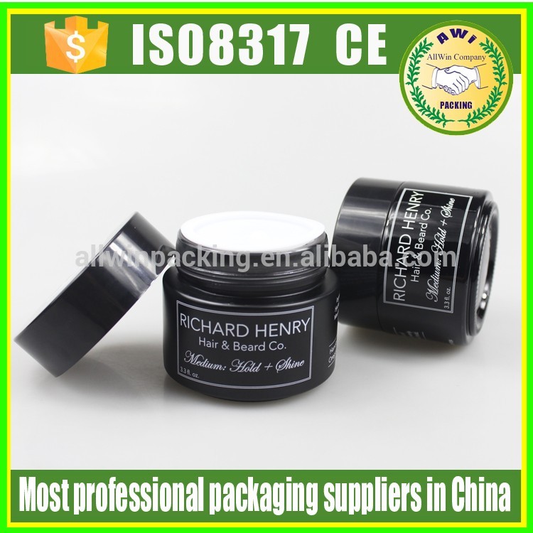 5g 10g 15g 20g 30g 50g 100g glass jar with black lid