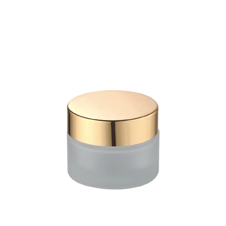 5g 10g 15g 20g 30g 50g 100g round wide mouth glass jar with gold lid custom body butter jars