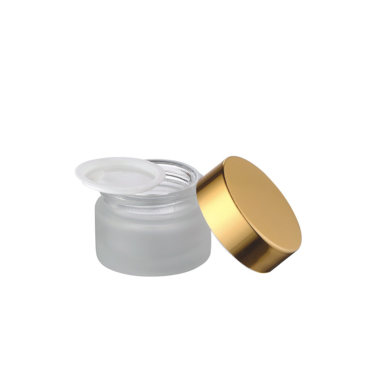 5g 10g 15g 20g 30g 50g 100g round wide mouth glass jar with gold lid custom body butter jars