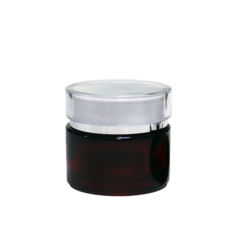 5g 10g 15g 20g 30g 50g 100g wholesale custom printing stock skin care cosmetic cream glass jar with screw top lid