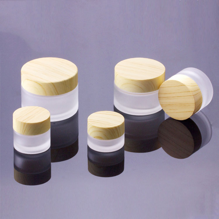 5g 10g 15g 20g 30g 50g 60g 100g Face clay packaging frosted glass cream containers cosmetic jar