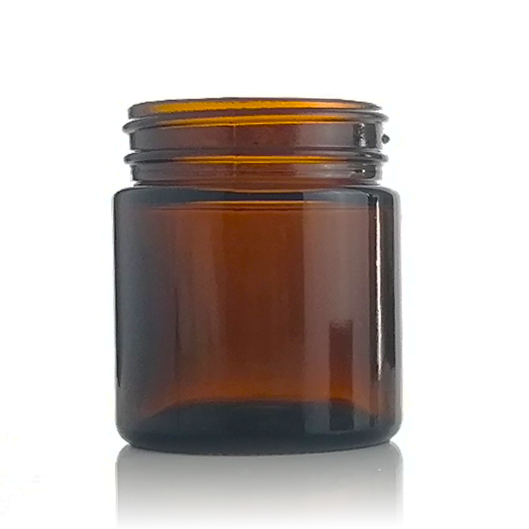 5g 10g 15g 20g 30g 50g 60g 100g cream cosmetic amber glass jar with screw top 8OZ amber glass jar