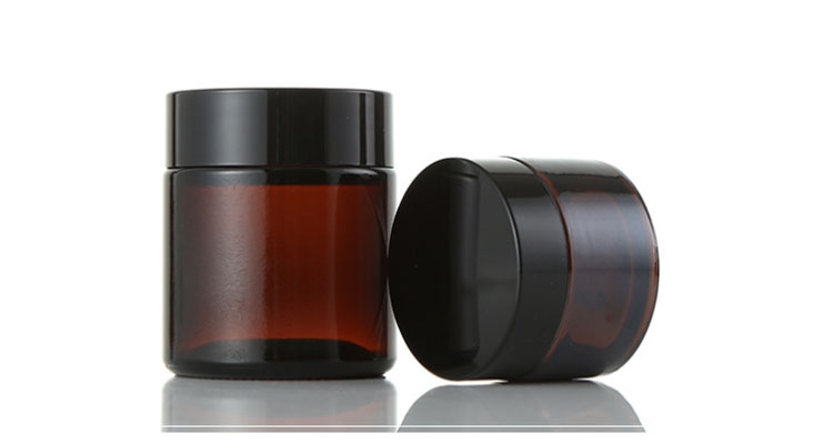 5g 10g 15g 20g 30g 50g 60g 100g cream cosmetic amber glass jar with screw top 8OZ amber glass jar