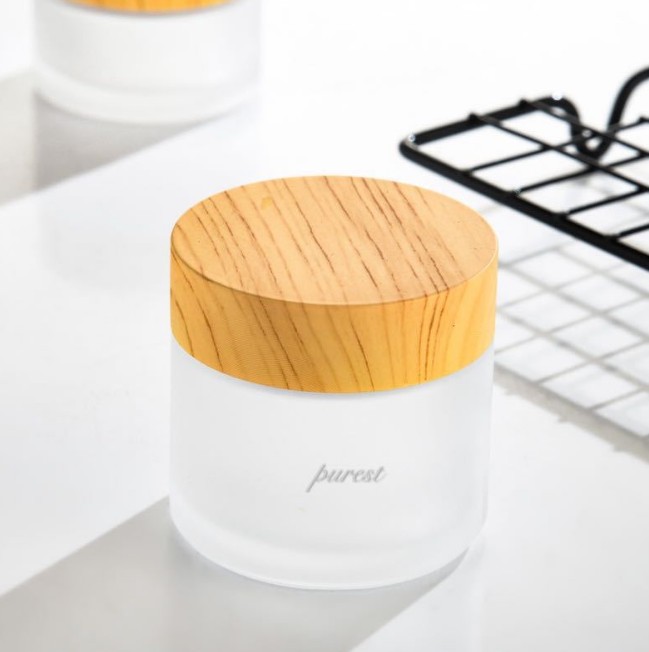 5g 10g 15g 20g 30g 50g 60g 80gbamboo lid with cream jar glass cream jars face cream jar