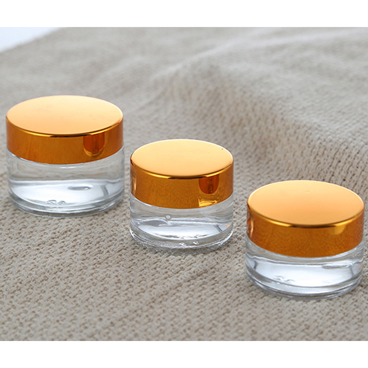 5g 10g 15g 20g 30g 50g 80g Eco Friendly Cosmetic Containers Glass Jars with Lid