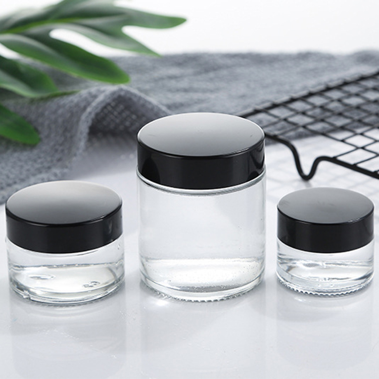 5g 10g 15g 20g 30g 50g 80g Eco Friendly Cosmetic Containers Glass Jars with Lid