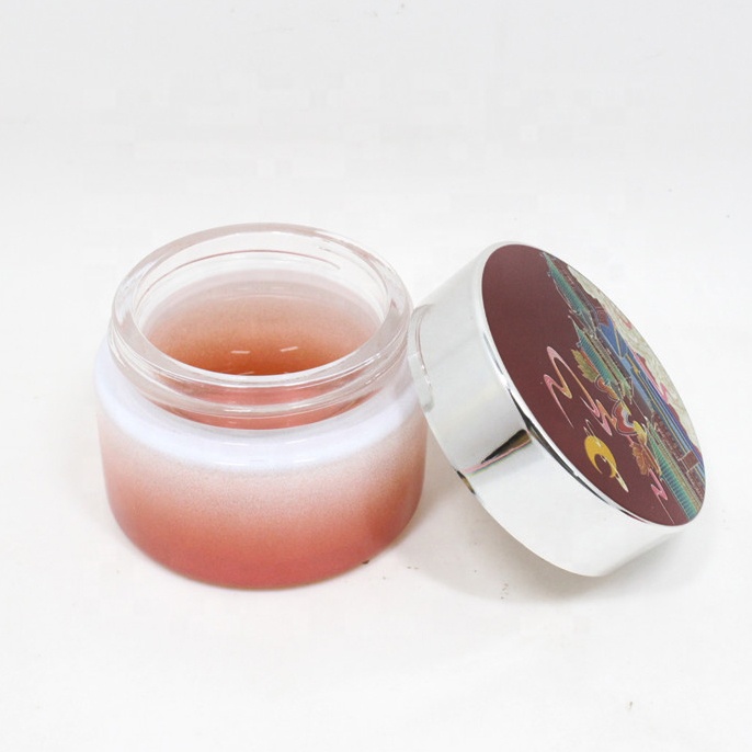 5g 10g 15g 20g 30g 50g Amber Clear Rosted cosmetic packaging eco friendly Glass Jars Cream Skin Care Cream
