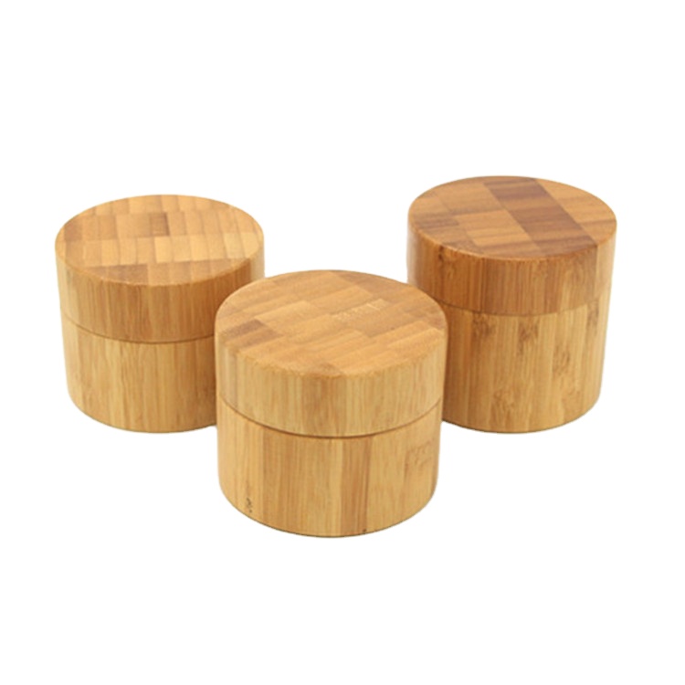 5g 10g 15g 20g 30g 50g Bamboo Bottle Cream Jar Nail Art Cream Refillable Empty Cosmetic Makeup Container Bottle