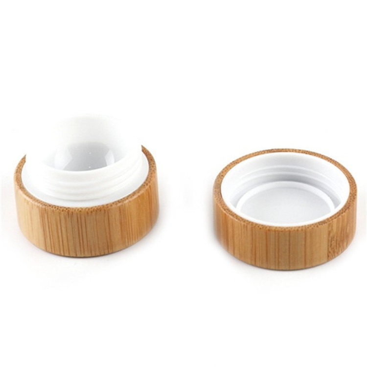 5g 10g 15g 20g 30g 50g Bamboo Bottle Cream Jar Nail Art Cream Refillable Empty Cosmetic Makeup Container Bottle