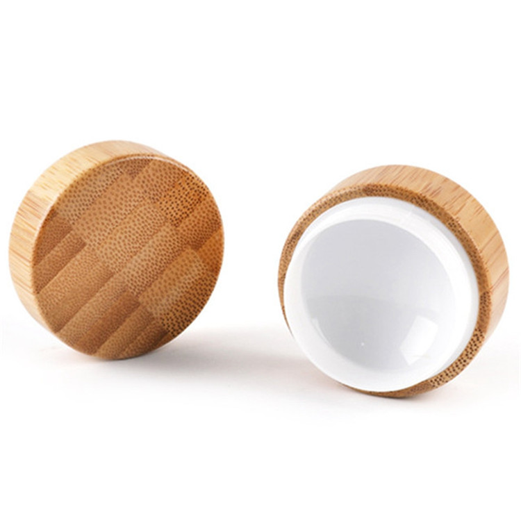 5g 10g 15g 20g 30g 50g Bamboo Bottle Cream Jar Nail Art Cream Refillable Empty Cosmetic Makeup Container Bottle