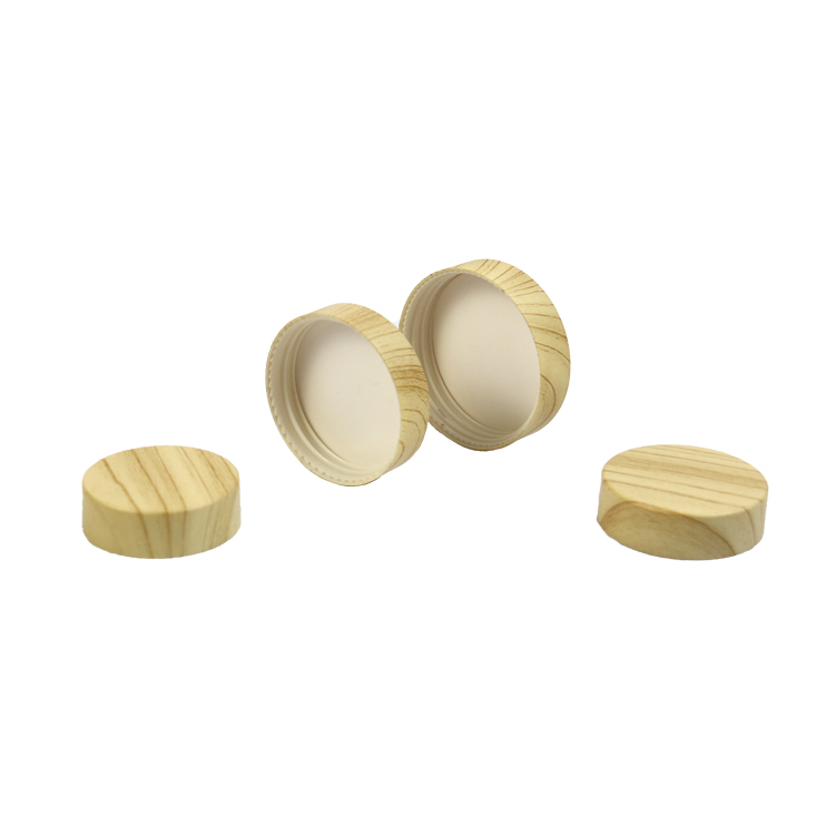 5g 10g 15g 20g 30g 50g Frosted glass black cosmetic cream jar with wood grain lid