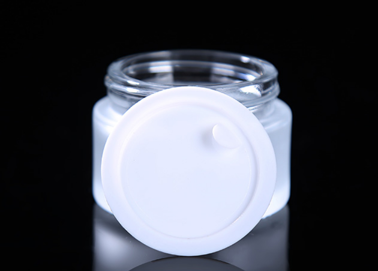5g 10g 15g 20g 30g 50g frosted glass skin care cosmetic containers cream jar with gold cap