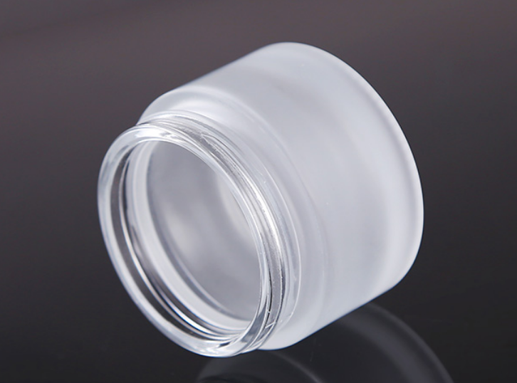 5g 10g 15g 20g 30g 50g frosted glass skin care cosmetic containers cream jar with gold cap
