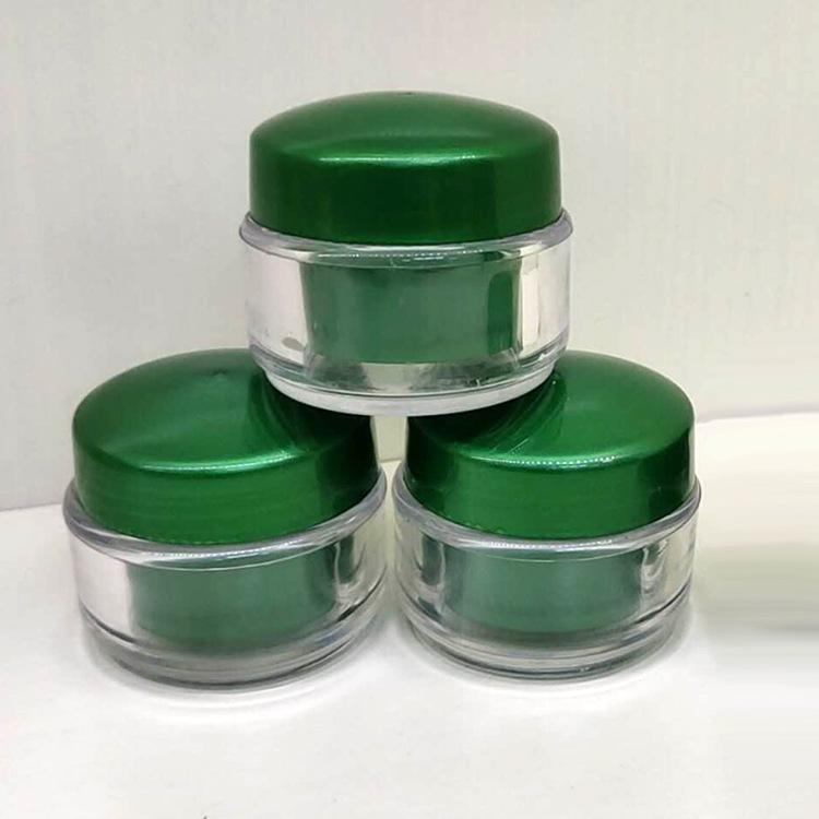 5g 10g 15g 20g 30g 50g green acrylic cosmetic jar acrylic jar 100g cream jar acrylic