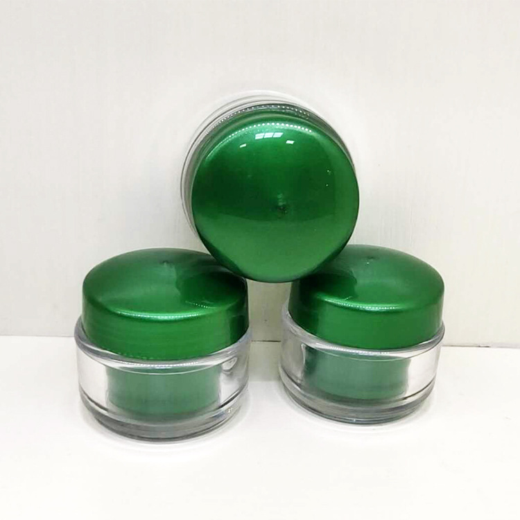 5g 10g 15g 20g 30g 50g green acrylic cosmetic jar acrylic jar 100g cream jar acrylic