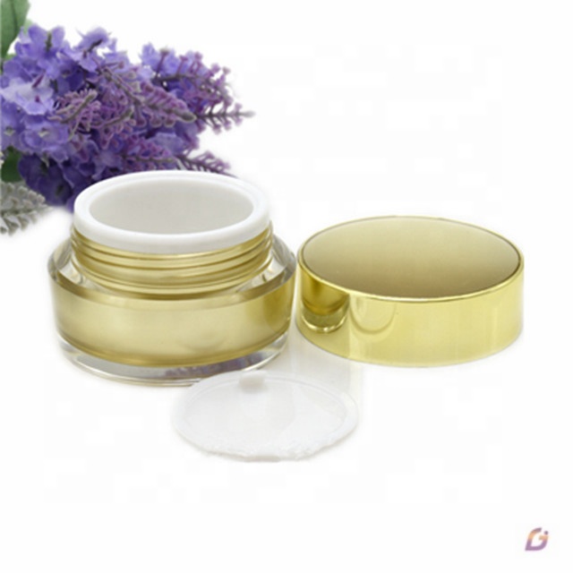 5g 10g 15g 20g 30g 50g round acrylic cream jar plastic cosmetic jar packaging with cover wholesale