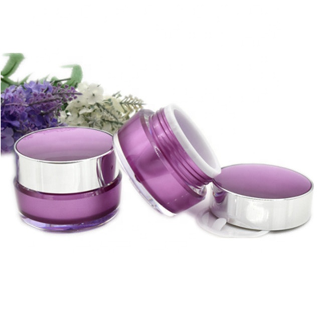 5g 10g 15g 20g 30g 50g round acrylic cream jar plastic cosmetic jar packaging with cover wholesale