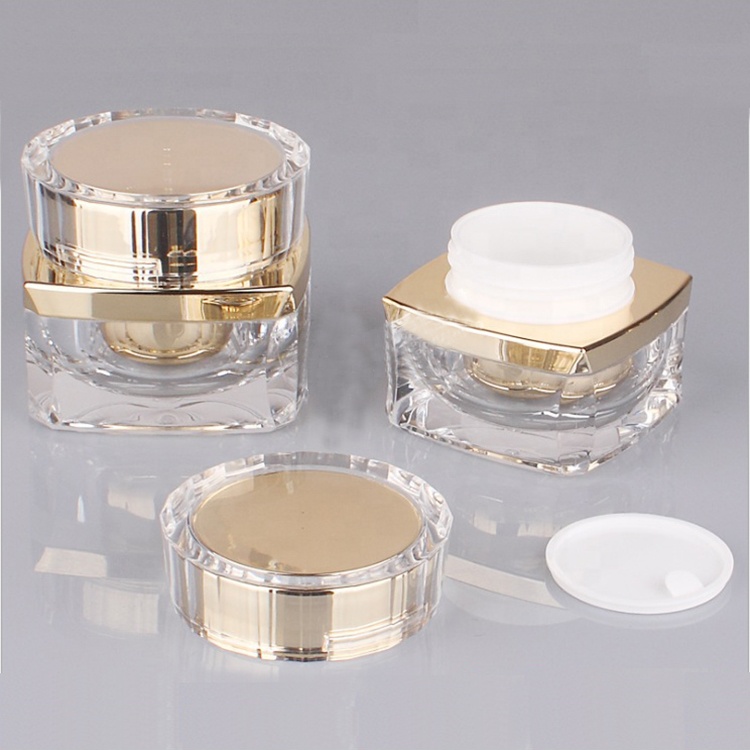 5g 10g 15g 20g 30g 50g square plastic acrylic container box jar for Makeup Eye Shadow Nails Powder packing