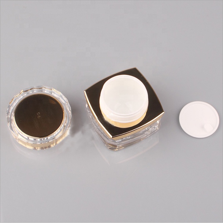 5g 10g 15g 20g 30g 50g square plastic acrylic container box jar for Makeup Eye Shadow Nails Powder packing