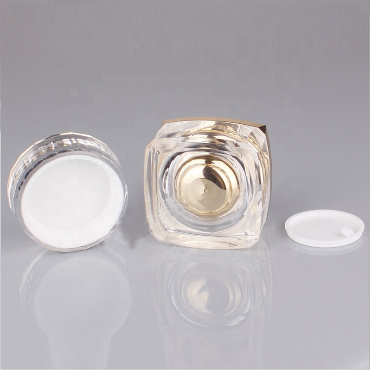 5g 10g 15g 20g 30g 50g square plastic acrylic container box jar for Makeup Eye Shadow Nails Powder packing