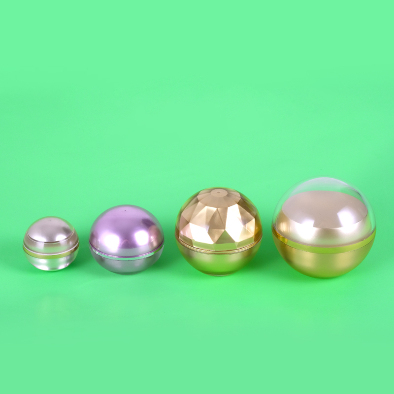 5g 10g 15g 20g 30g Round Ball shaped blue gold pink empty cosmetic jars cream container lip balm container jar