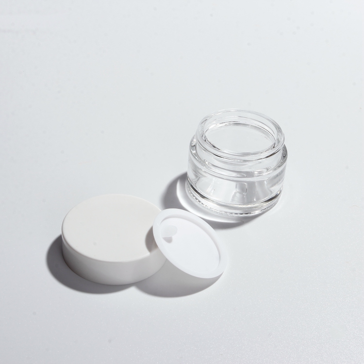 5g 10g 15g 20g Round Glass Cosmetic Jars Mini Eyes Cream Glass jar Regular Face Cream Containers Glass Jars