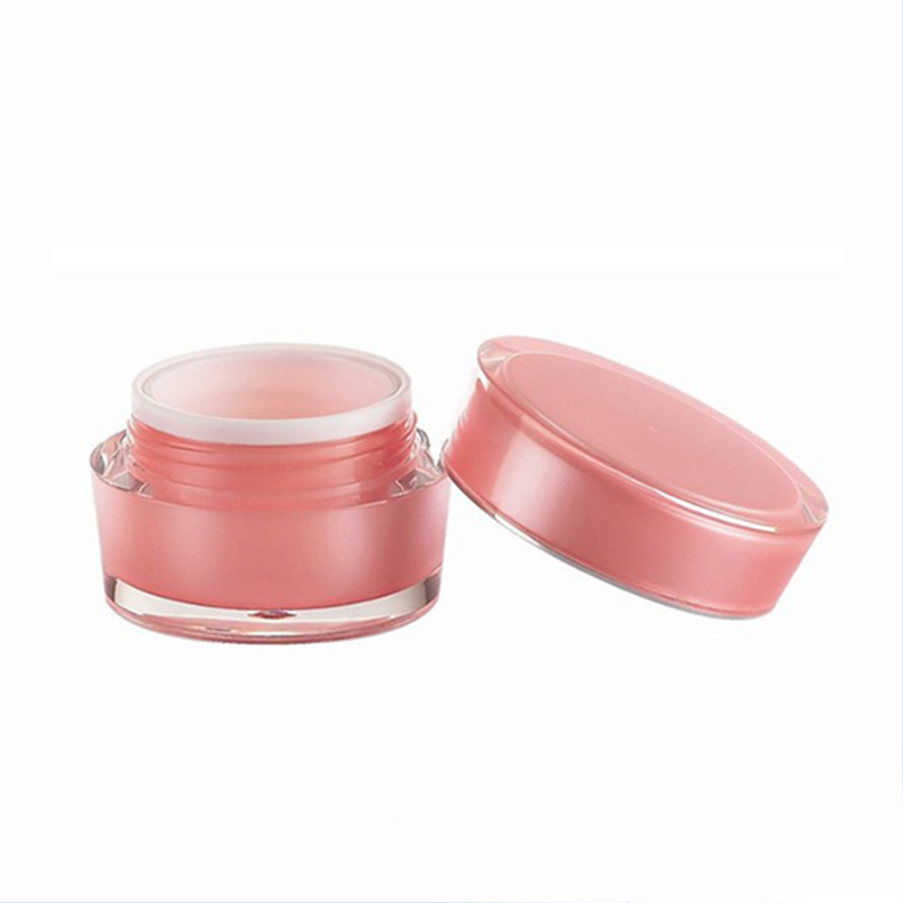 5g 10g 15g 30g 50g 100g 150g 200g Round Double Wall Luxury Skin Care Cosmetic Facial Cream Container Packaging Acrylic Jar