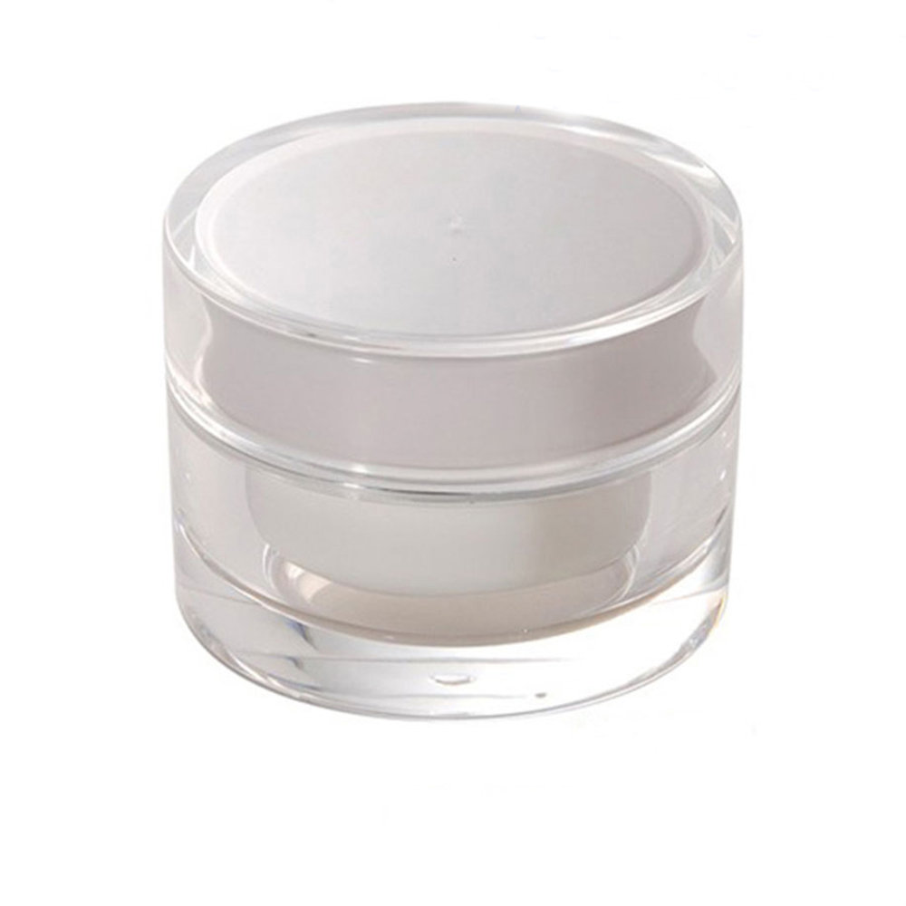 5g 10g 15g 30g 50g 100g 150g 200g Round Double Wall Luxury Skin Care Cosmetic Facial Cream Container Packaging Acrylic Jar
