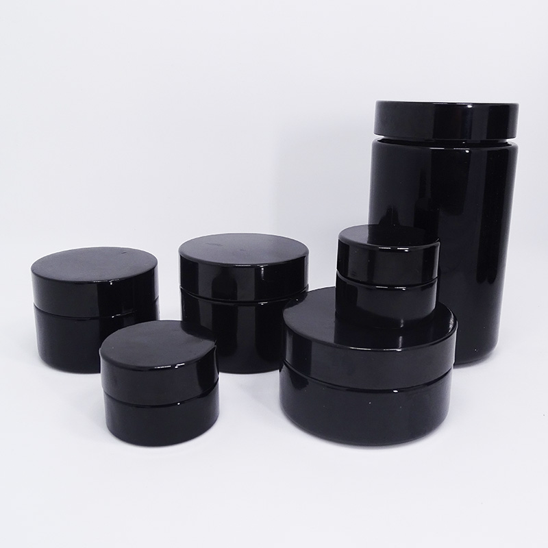 5g 10g 15g 30g 50g 100g 200g 250g 500g 1000g ultraviolet cosmetic bottles and jars uv glass