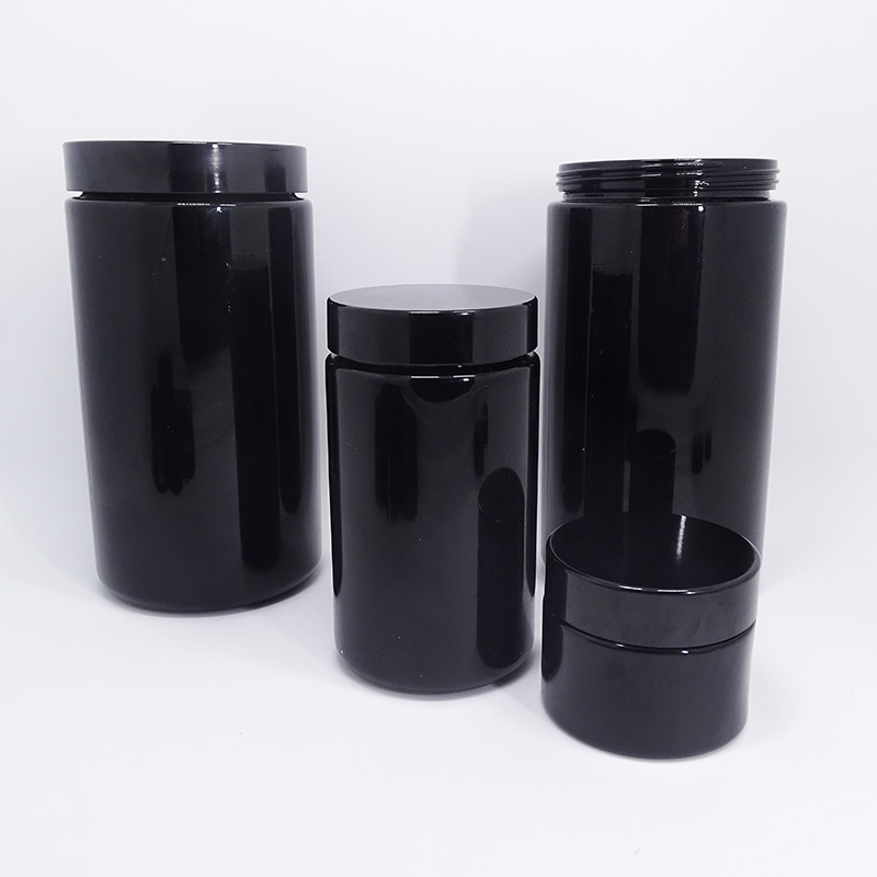 5g 10g 15g 30g 50g 100g 200g 250g 500g 1000g ultraviolet cosmetic bottles and jars uv glass