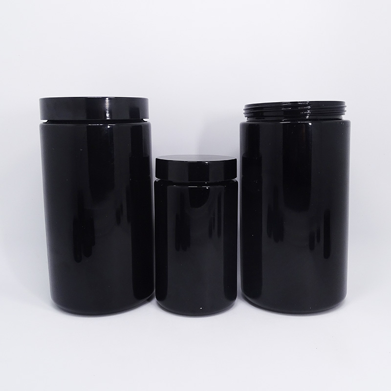 5g 10g 15g 30g 50g 100g 200g 250g 500g 1000g ultraviolet cosmetic bottles and jars uv glass