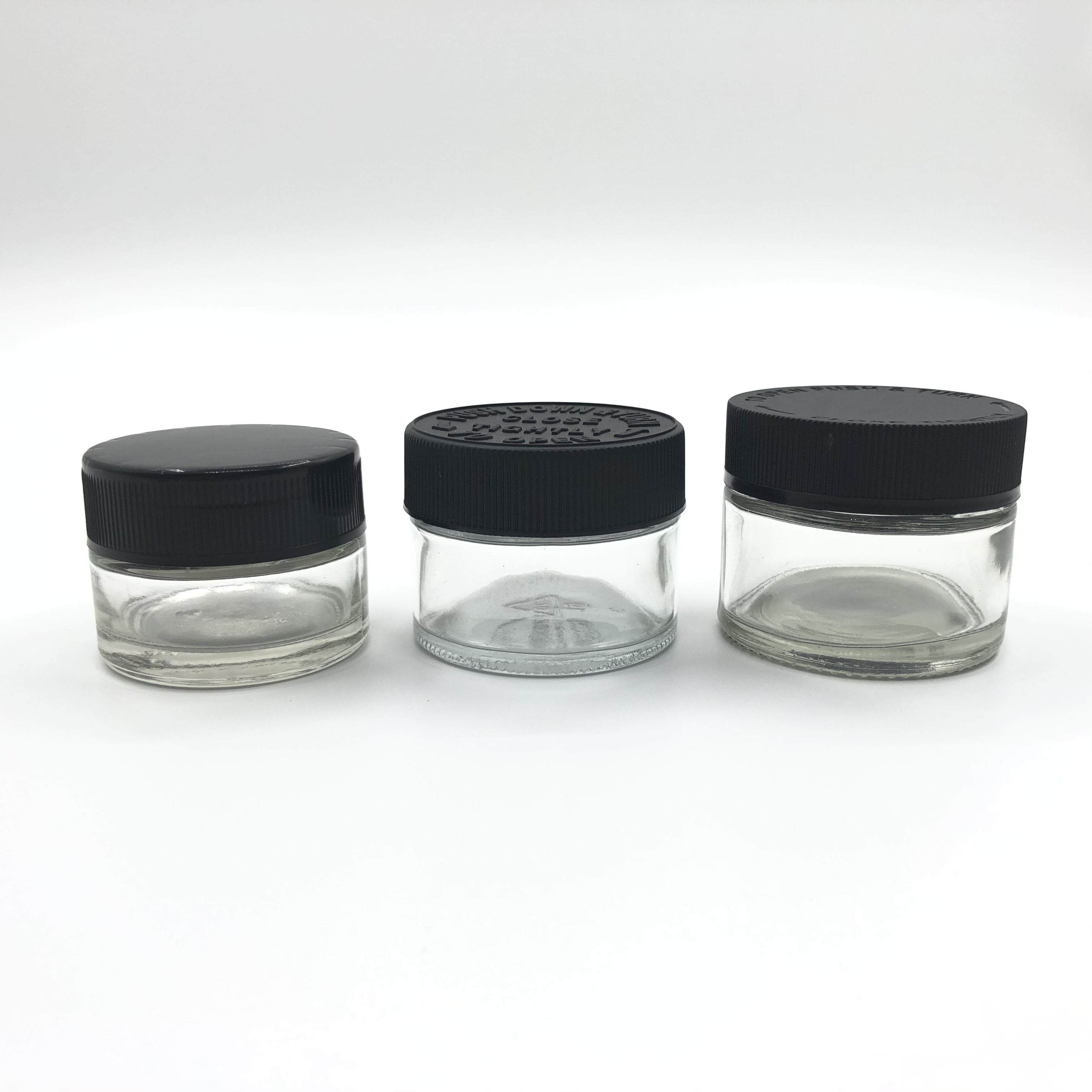 5g 10g 15g 30g 50g 100g 200g Eye cream bottle oil glass jar with child screw cap