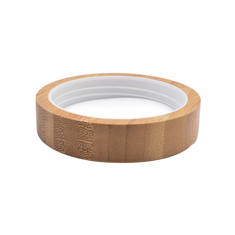 5g 10g 15g 30g 50g 100g 200g cosmetic transparent glass cream jar bamboo lid