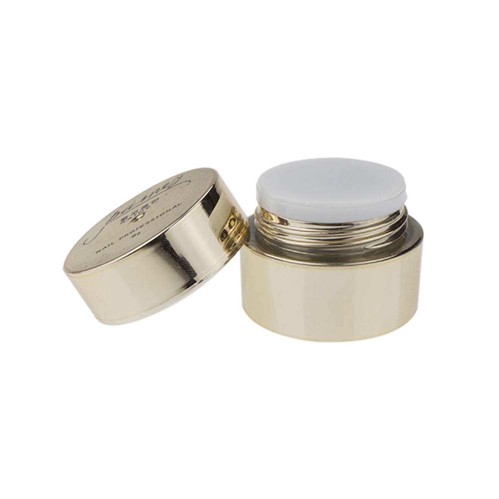 5g 10g 15g 30g 50g 100g 200g gold plastic cosmetic jar and cream box for skin white face cream