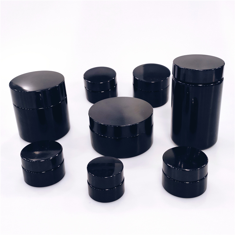 5g 10g 15g 30g 50g 100g 200ml 250ml 500ml 1000ml dark violet glass jar use for Precious Chinese herbal medicine or cosmetics