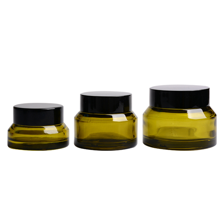 5g 10g 15g 30g 50g 100g Eco Friendly Cosmetic Bottle Glass Jar for Cosmetic Cream Packaging Jar with Lid