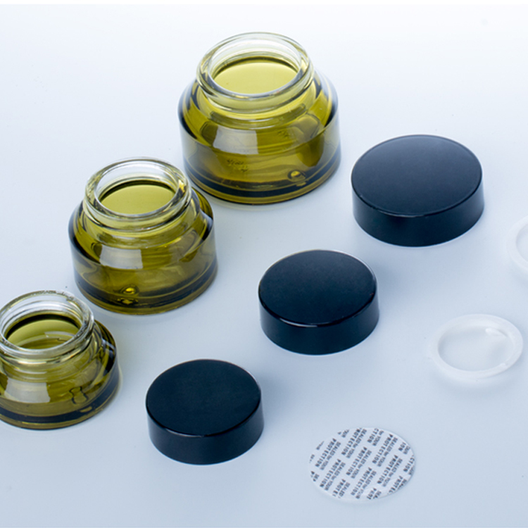 5g 10g 15g 30g 50g 100g Eco Friendly Cosmetic Bottle Glass Jar for Cosmetic Cream Packaging Jar with Lid