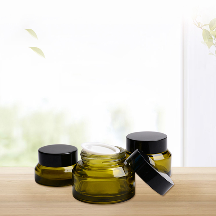 5g 10g 15g 30g 50g 100g Eco Friendly Cosmetic Bottle Glass Jar for Cosmetic Cream Packaging Jar with Lid