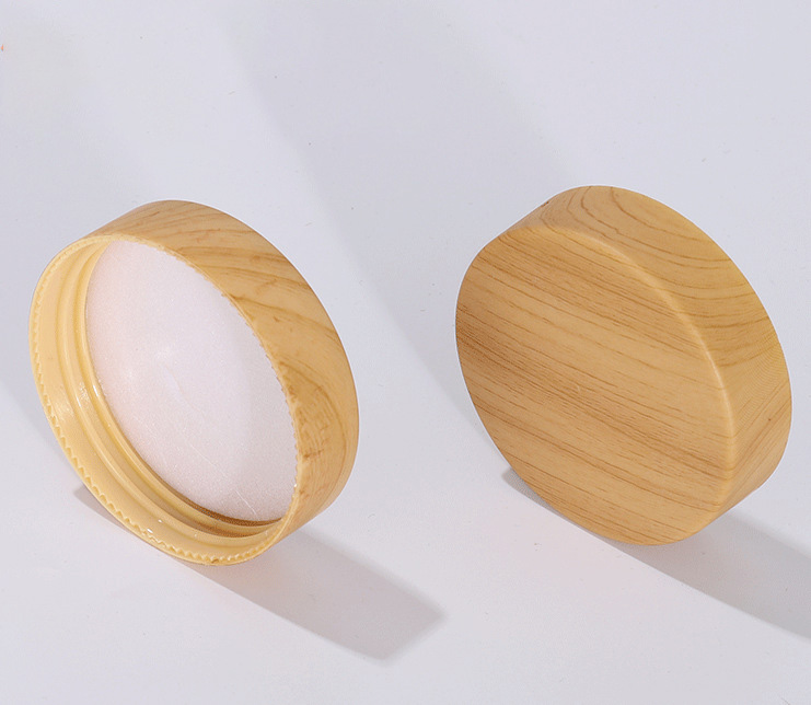 5g 10g 15g 30g 50g 100g Frosted Glass Cosmetic Jar Cream Container Wood Grain Lid For Face Cream Lotion Balm Bottle