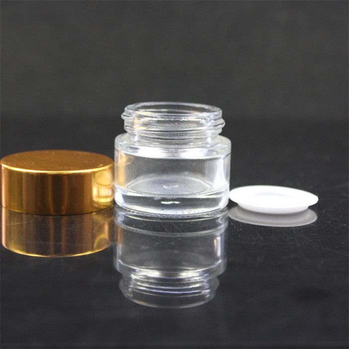 5g 10g 15g 30g 50g 100g black amber frosted cosmetic cream glass jar with lid