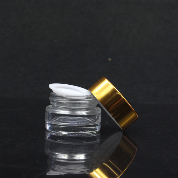 5g 10g 15g 30g 50g 100g black amber frosted cosmetic cream glass jar with lid
