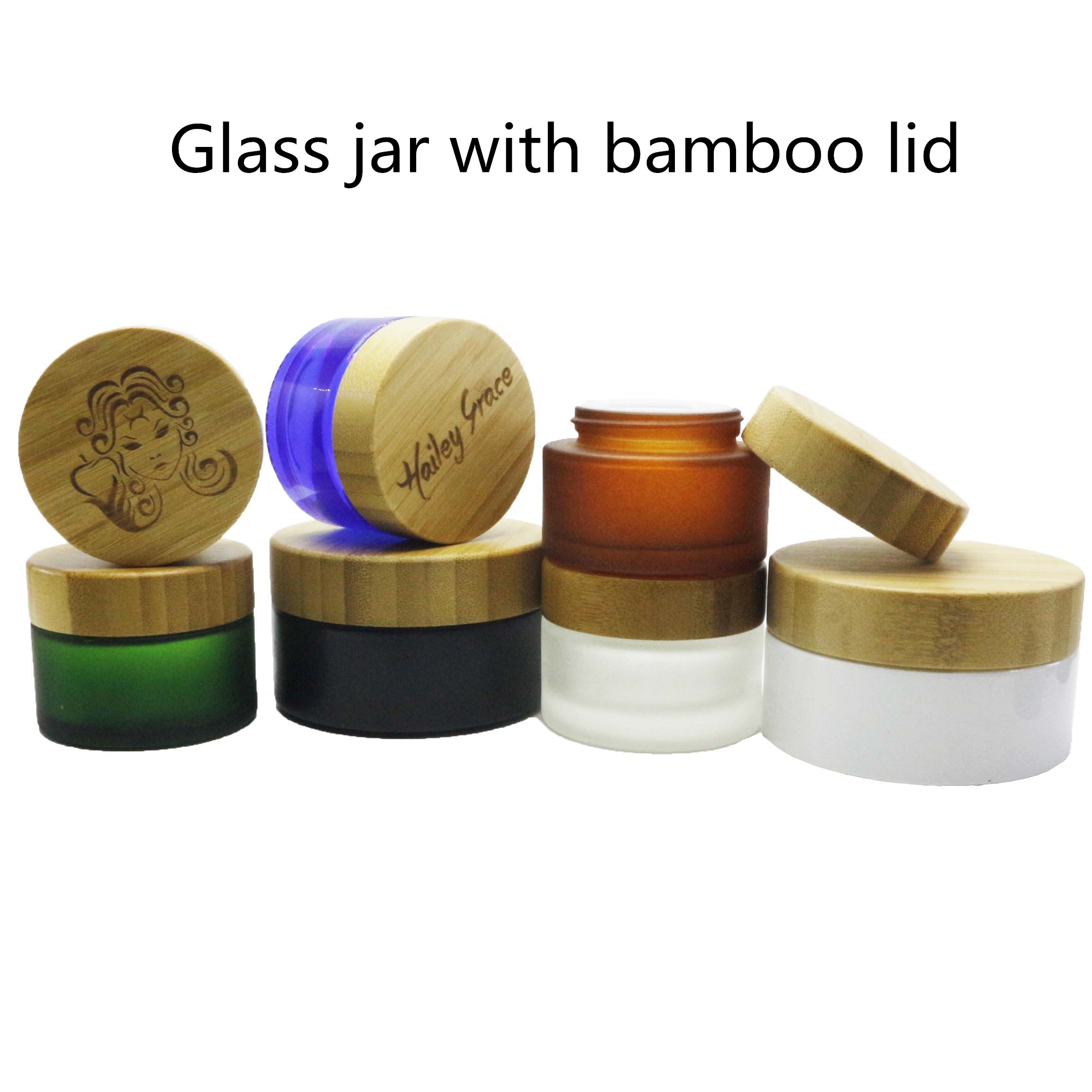 5g 10g 15g 30g 50g 100g cream glass jar for glass cosmetic jar with lid 106Q
