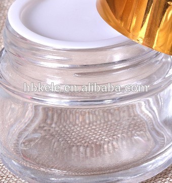 5g 10g 15g 30g 50g 100g cream glass jar for glass cosmetic jar with lid
