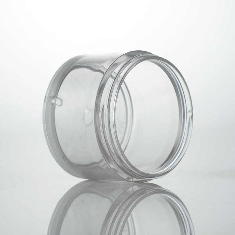 5g 10g 15g 30g 50g 100g empty white lid clear skin care plastic jar Cosmetic samples PET eye cream jars