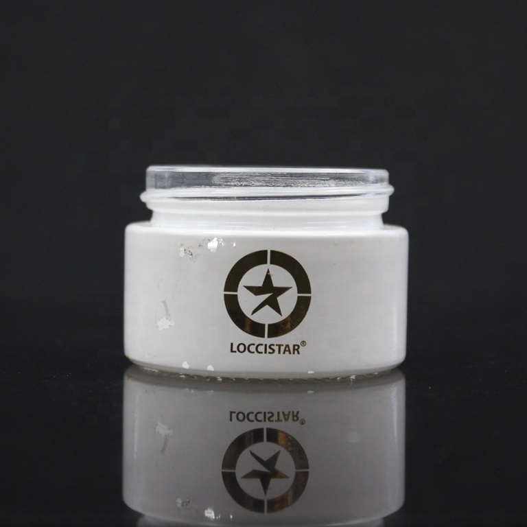 5g 10g 15g 30g 50g 100g white cosmetic Glass cream jar with bamboo wooden lid cosmetic containers and packaging