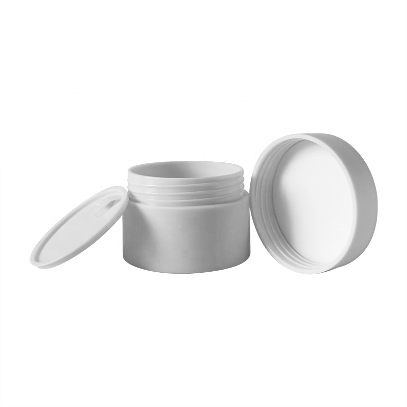 5g 10g 15g 30g 50g 80g color gel pp plastic container matte black white blue pink color double wall cream jar