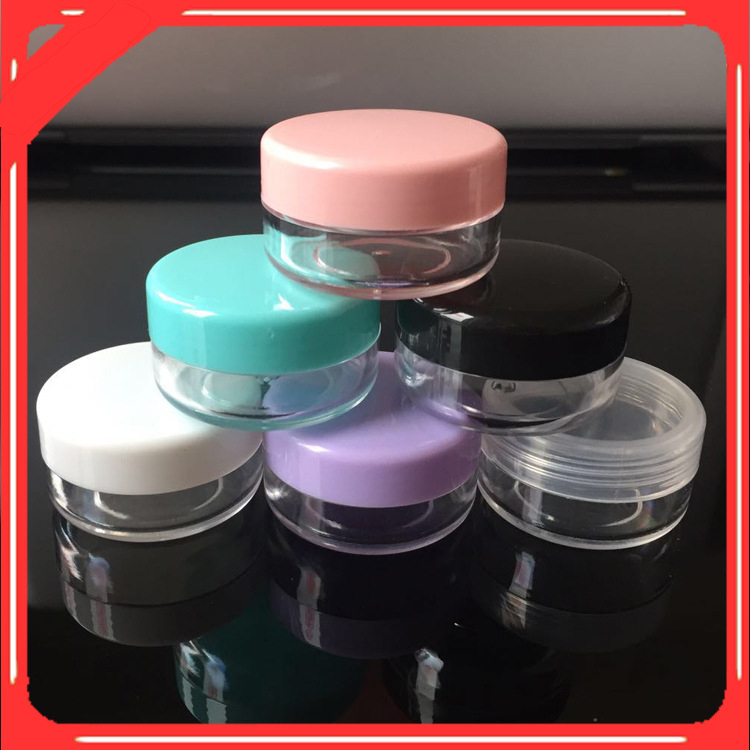 5g 10g 15g 30g 50g Emplty Round Cosmetic Jars, Packaging Plastic Jars with lids
