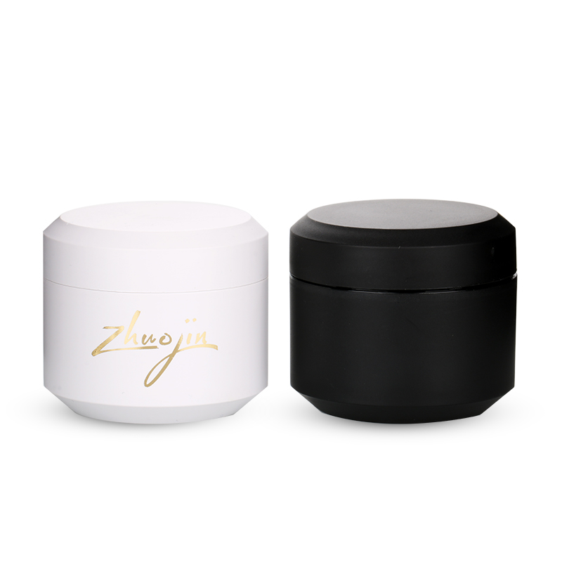 5g 10g 15g 30g 50g Matte Black Classic Nail Art Gel Polish Container Cosmetic Plastic Jar